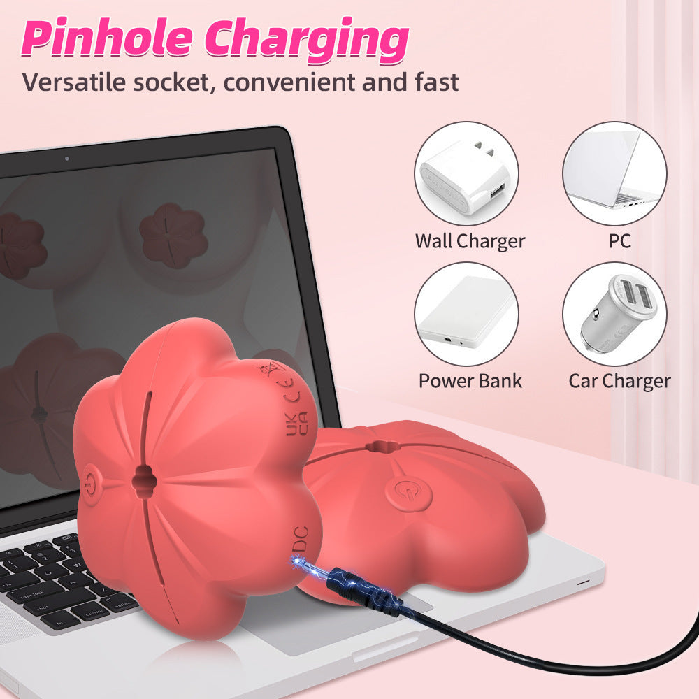 Hot Selling Misty Vibration Clamp Remote Control Multi Speed Breast Massager Adult Toy