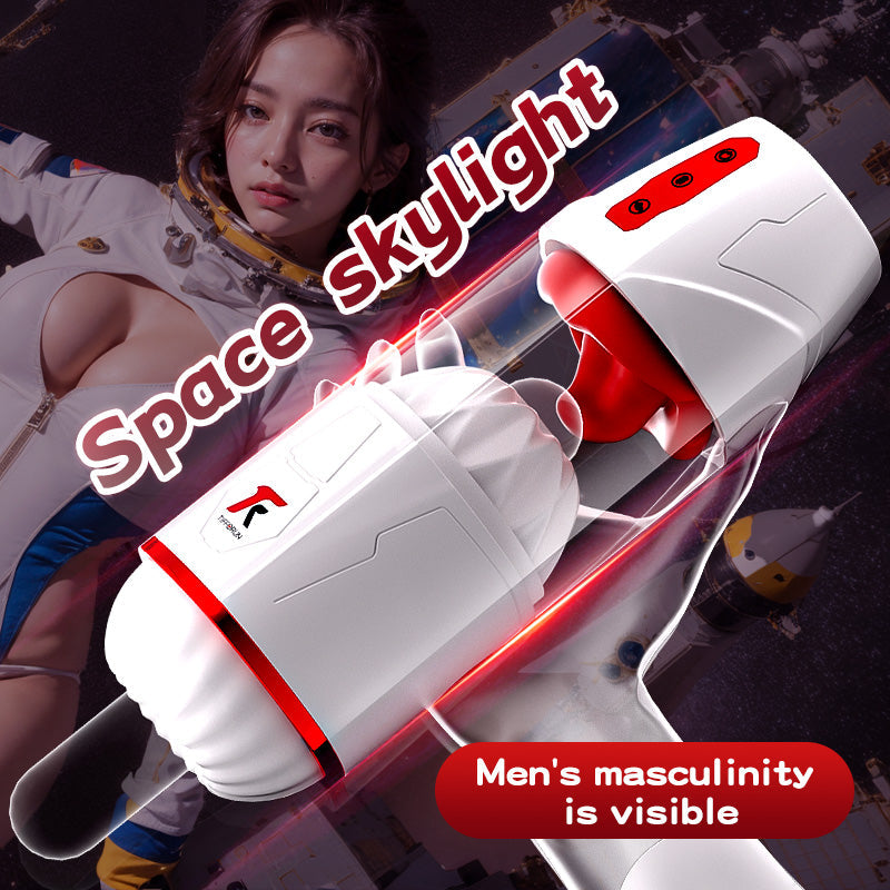 Night cherry blossom demon tongue king airplane cup tongue licking electric male fully automatic sucking masturbator sex toy